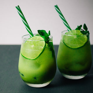 Matcha Milk Jam Soda