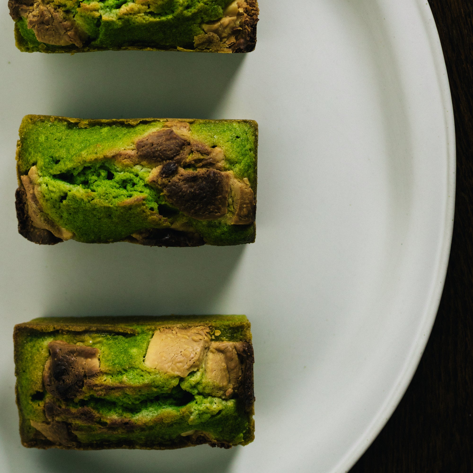 Matcha White Chocolate Pound Cake