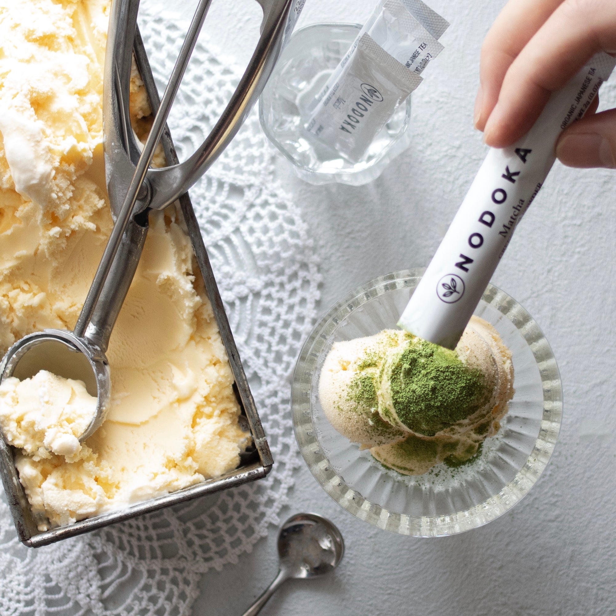 Homemade Matcha Icecream
